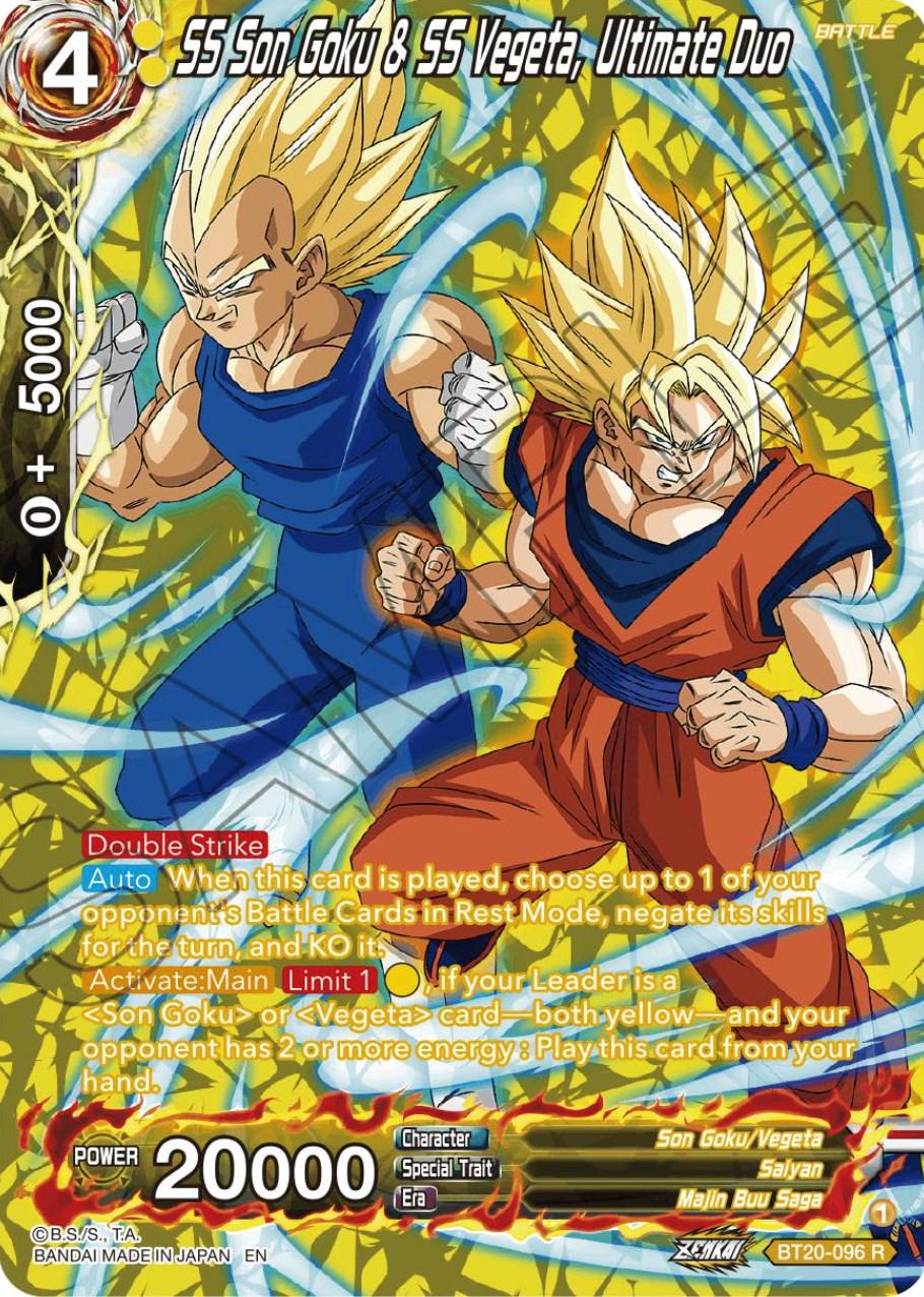 SS Son Goku & SS Vegeta, Ultimate Duo [Silver Foil] BT20-096