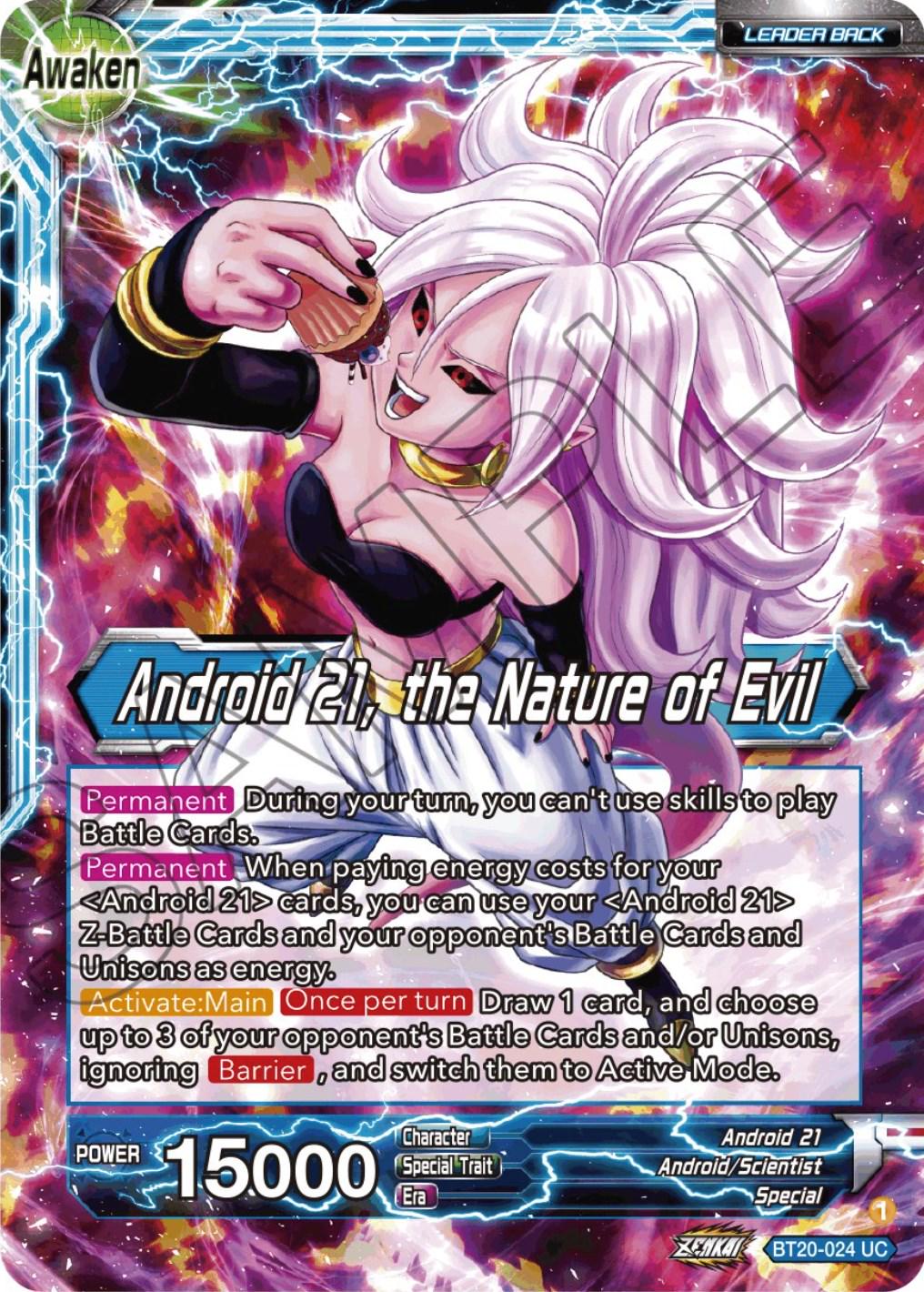 Android 21 // Android 21, the Nature of Evil BT20-024