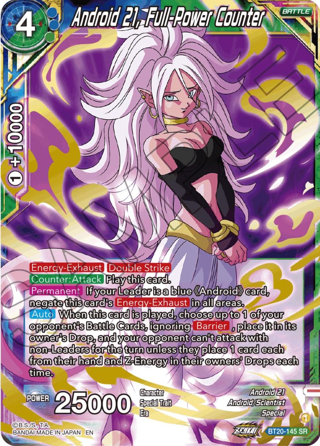 Android 21, Full-Power Counter BT20-145