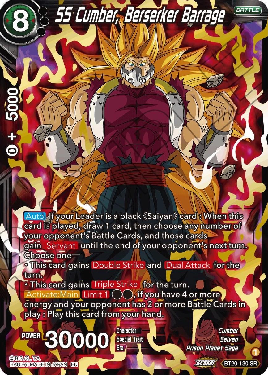 SS Cumber, Berserker Barrage BT20-130