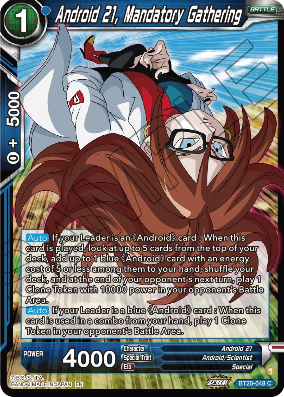 Android 21, Mandatory Gathering BT20-048