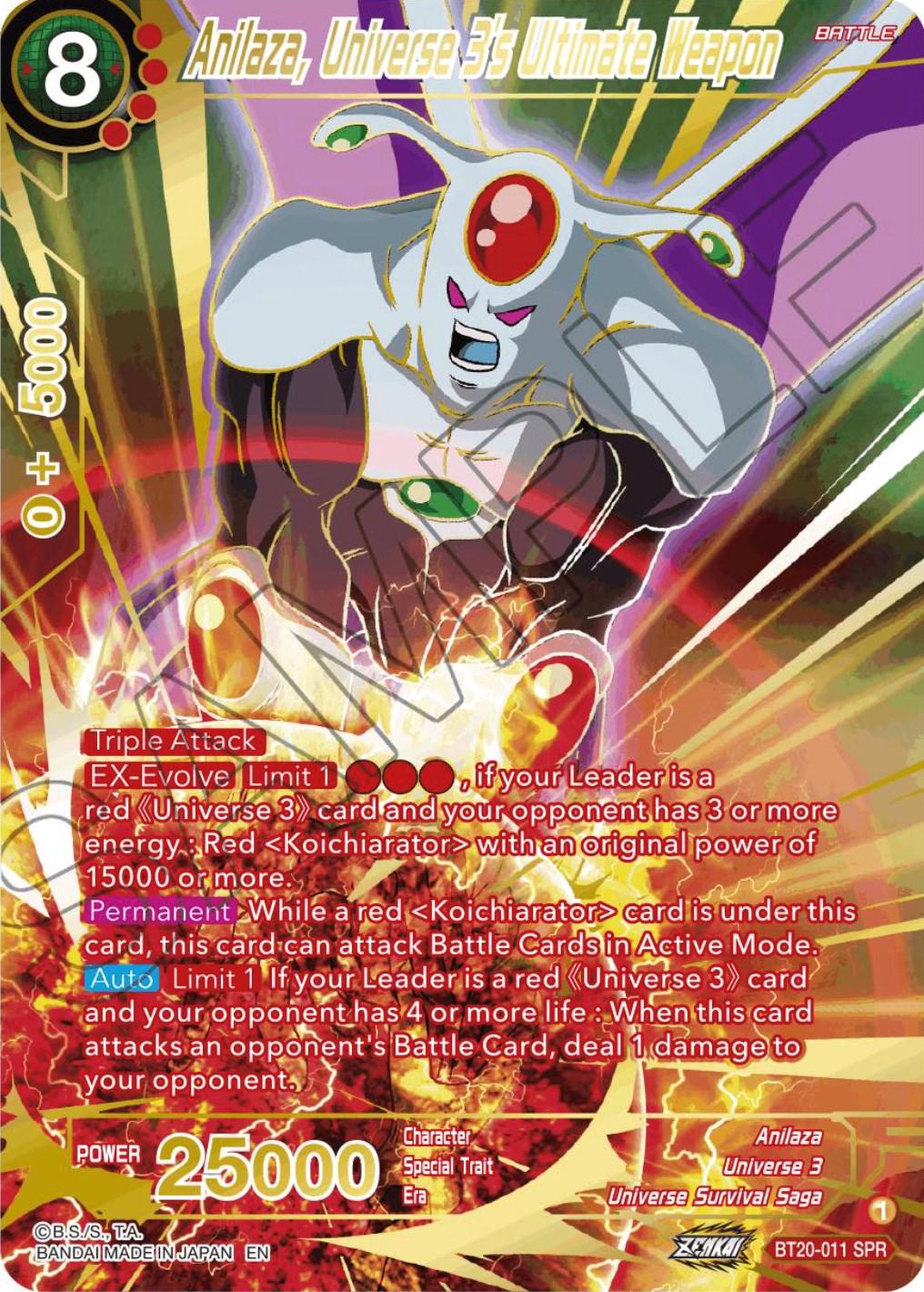 Anilaza, Universe 3's Ultimate Weapon [SPR] BT20-011