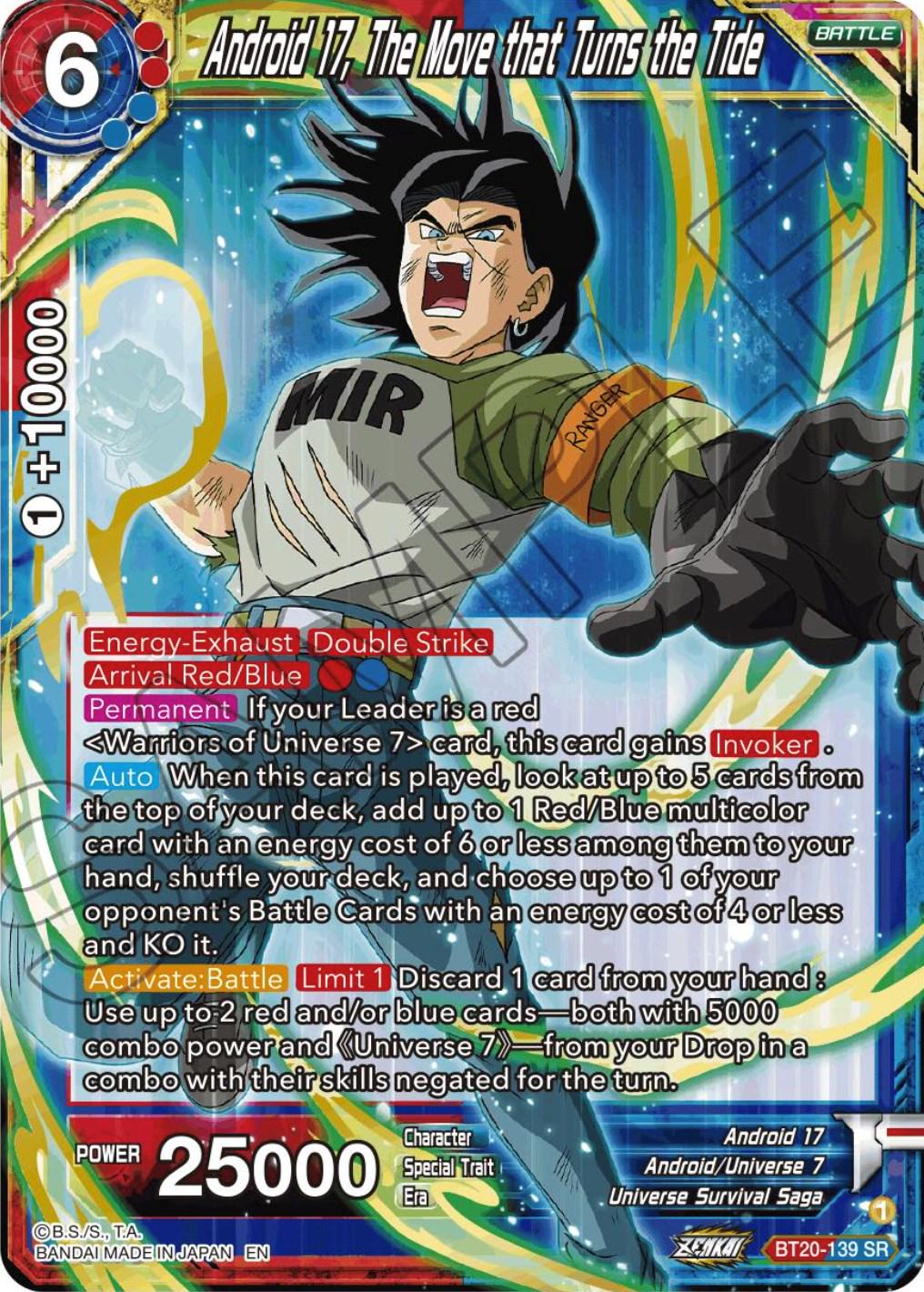 Android 17, The Move that Turns the Tide BT20-139
