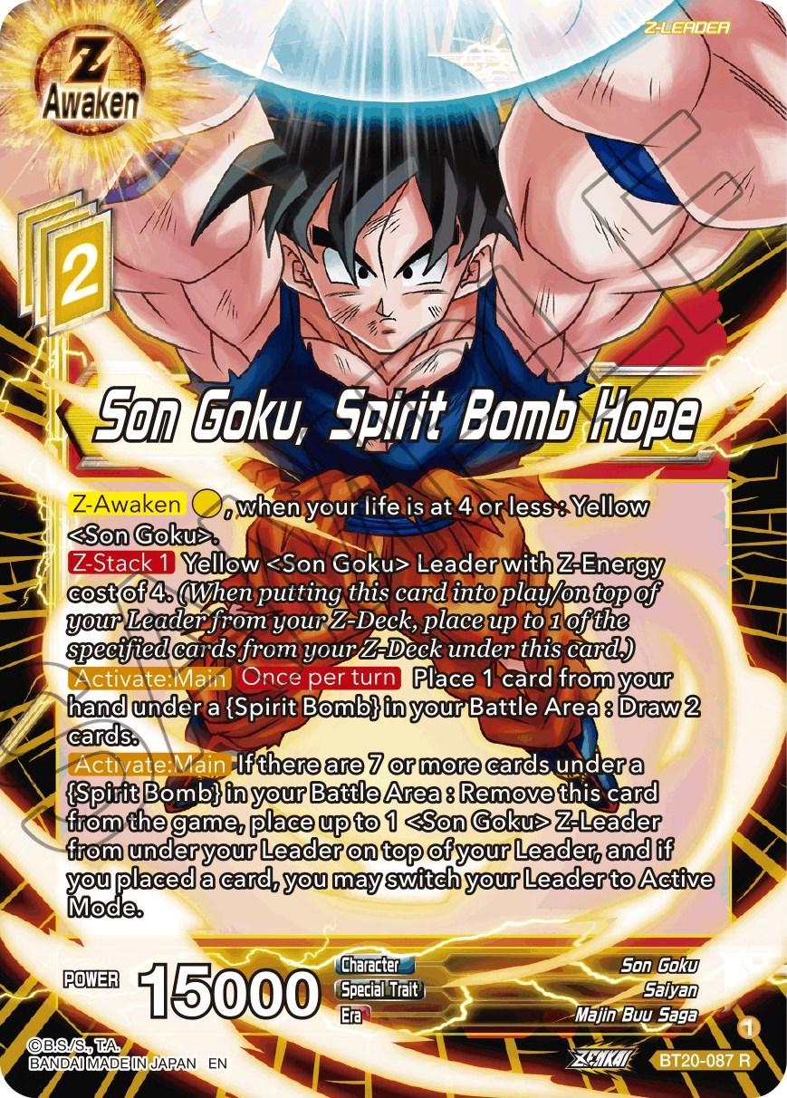 Son Goku, Spirit Bomb Hope BT20-087