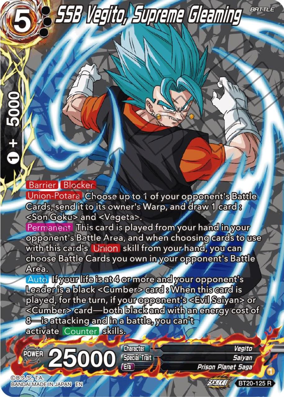 SSB Vegito, Supreme Gleaming [Silver Foil] BT20-125