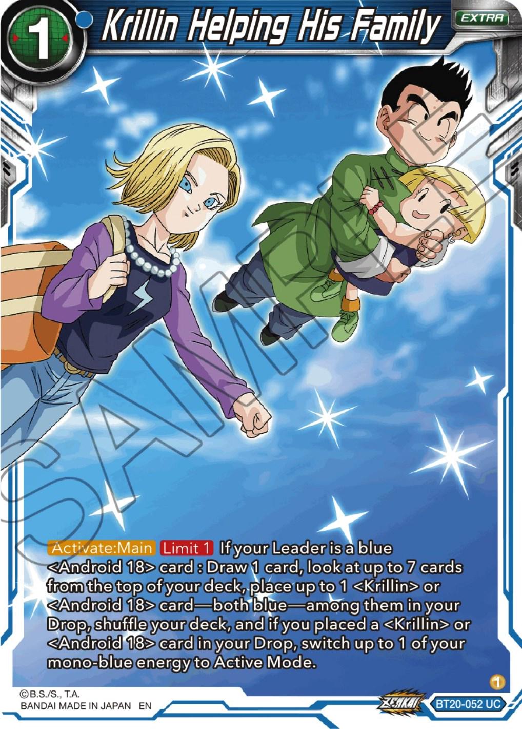 Krillin Helping His Family BT20-052