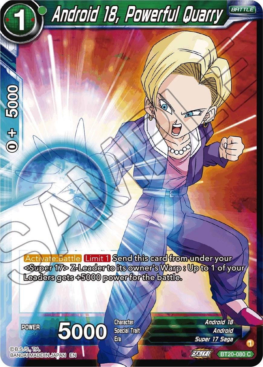 Android 18, Powerful Quarry BT20-080