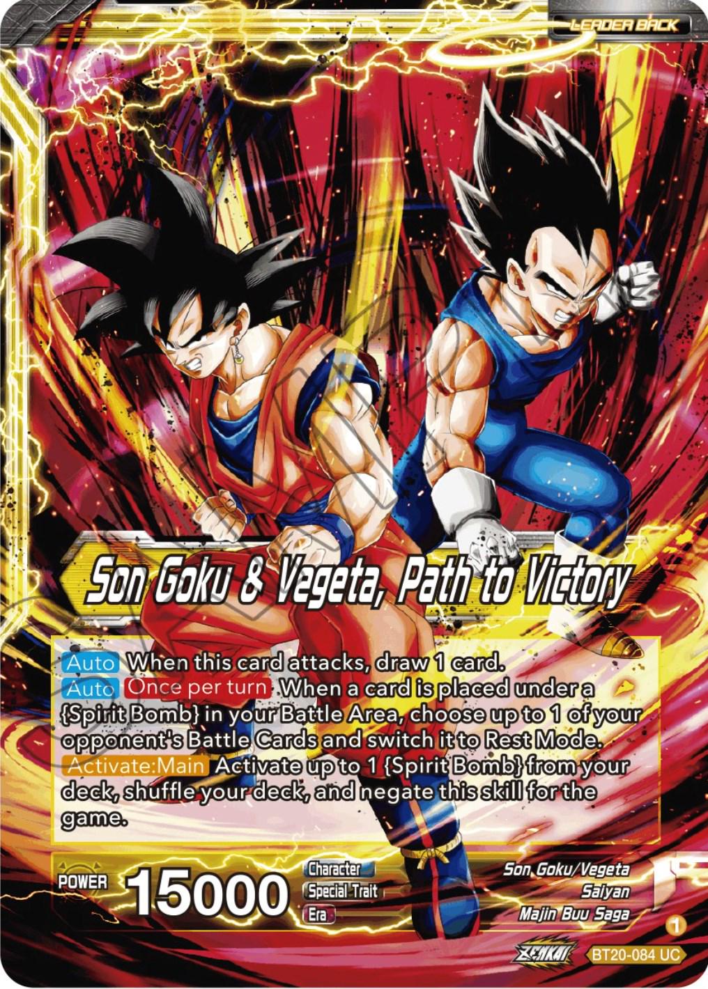 SS Vegito // Son Goku & Vegeta, Path to Victory BT20-084