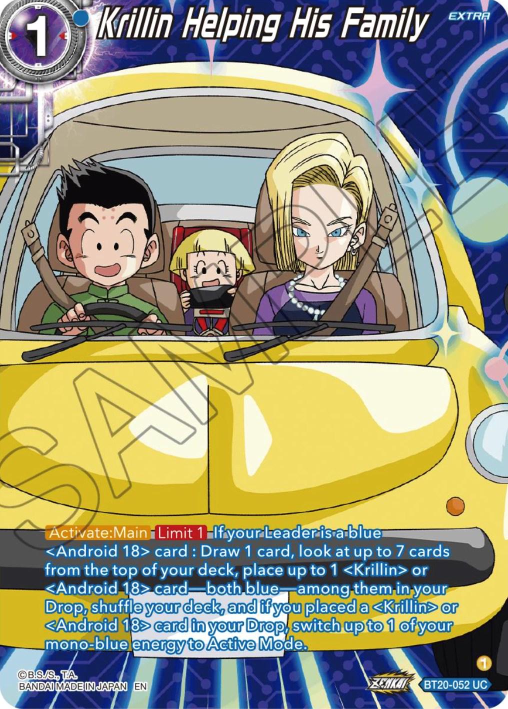 Krillin Helping His Family [Silver Foil] BT20-052