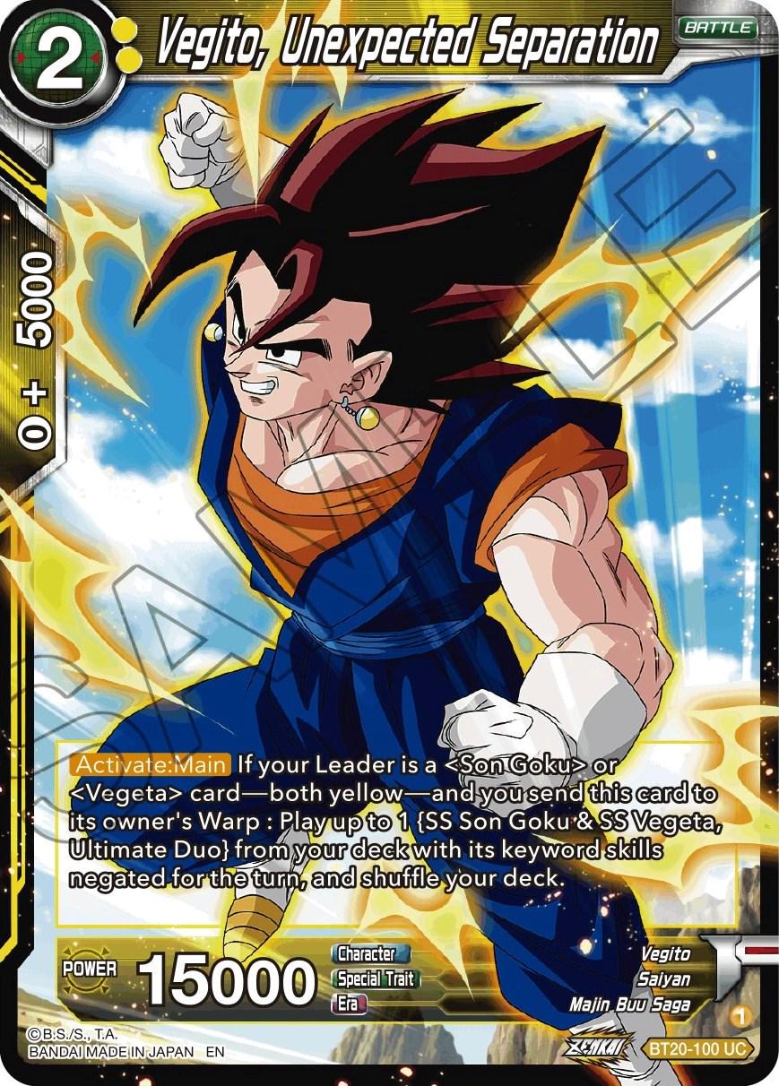Vegito, Unexpected Separation BT20-100
