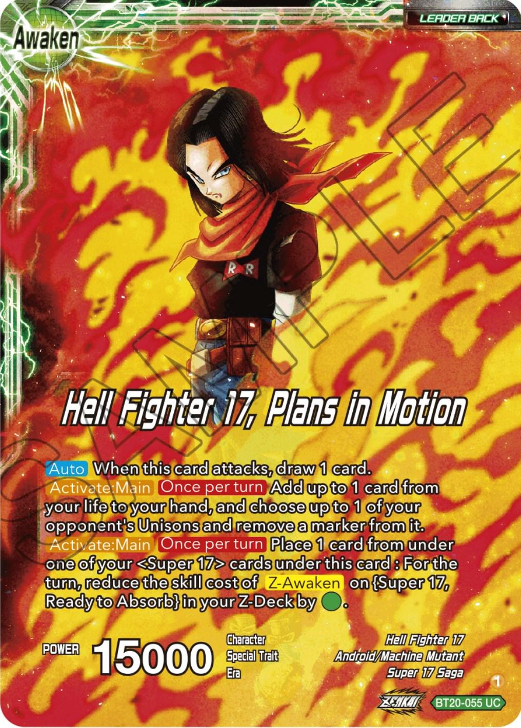 Android 20 & Dr. Myuu // Hell Fighter 17, Plans in Motion BT20-055