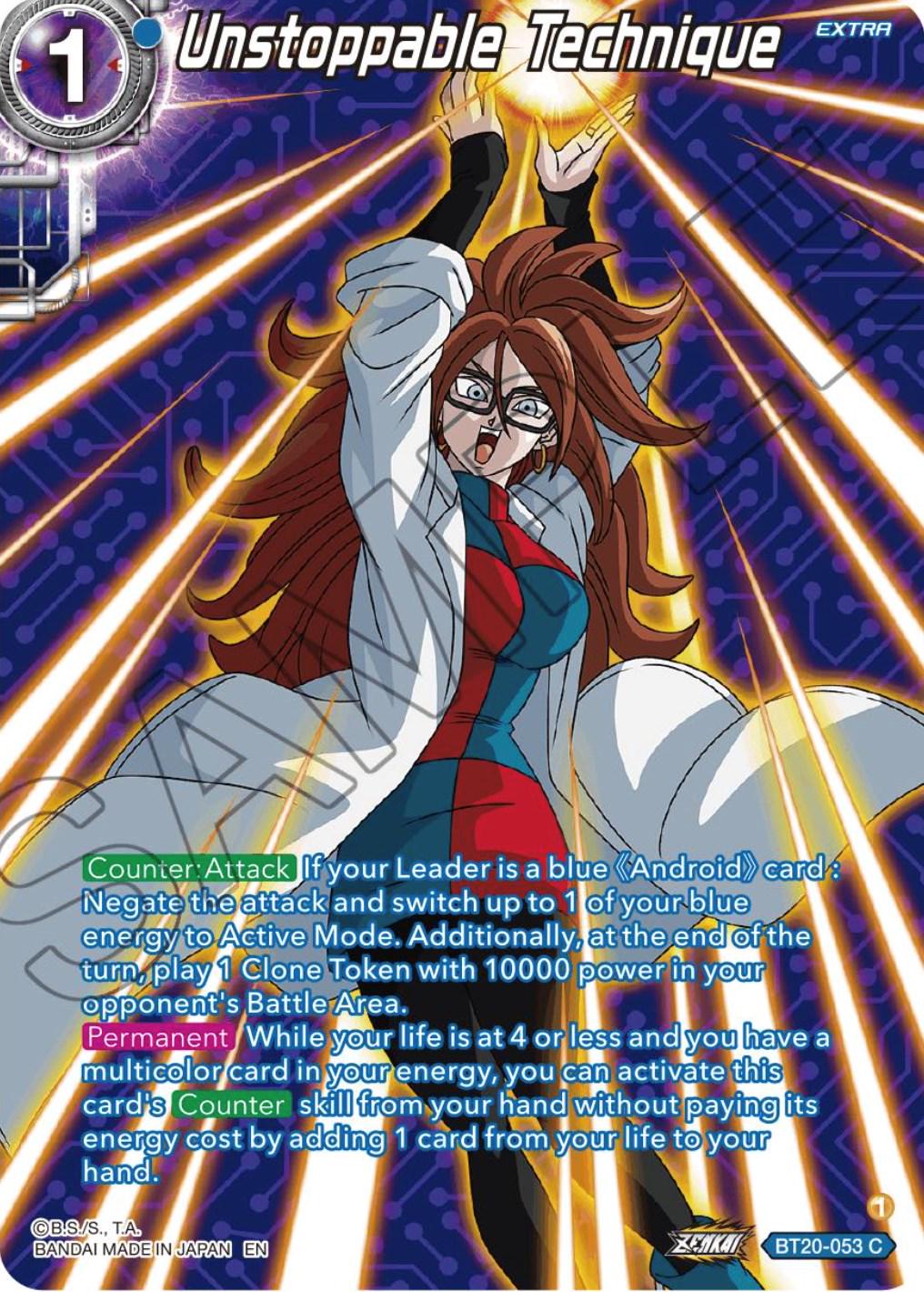 Unstoppable Technique [Silver Foil] BT20-053