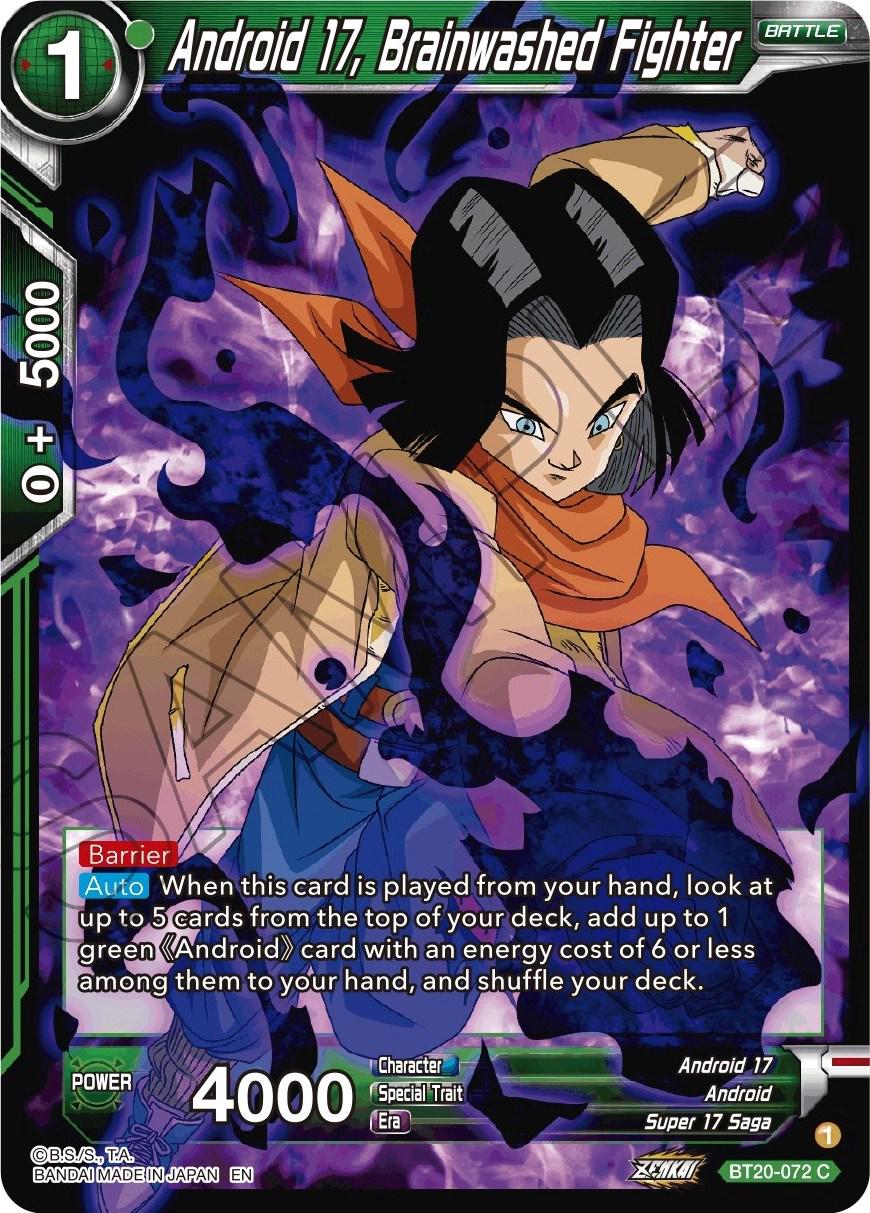 Android 17, Brainwashed Fighter BT20-072