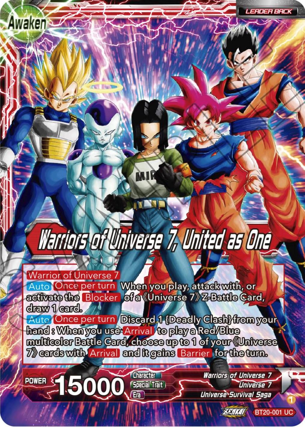 Android 17 // Warriors of Universe 7, United as One BT20-001