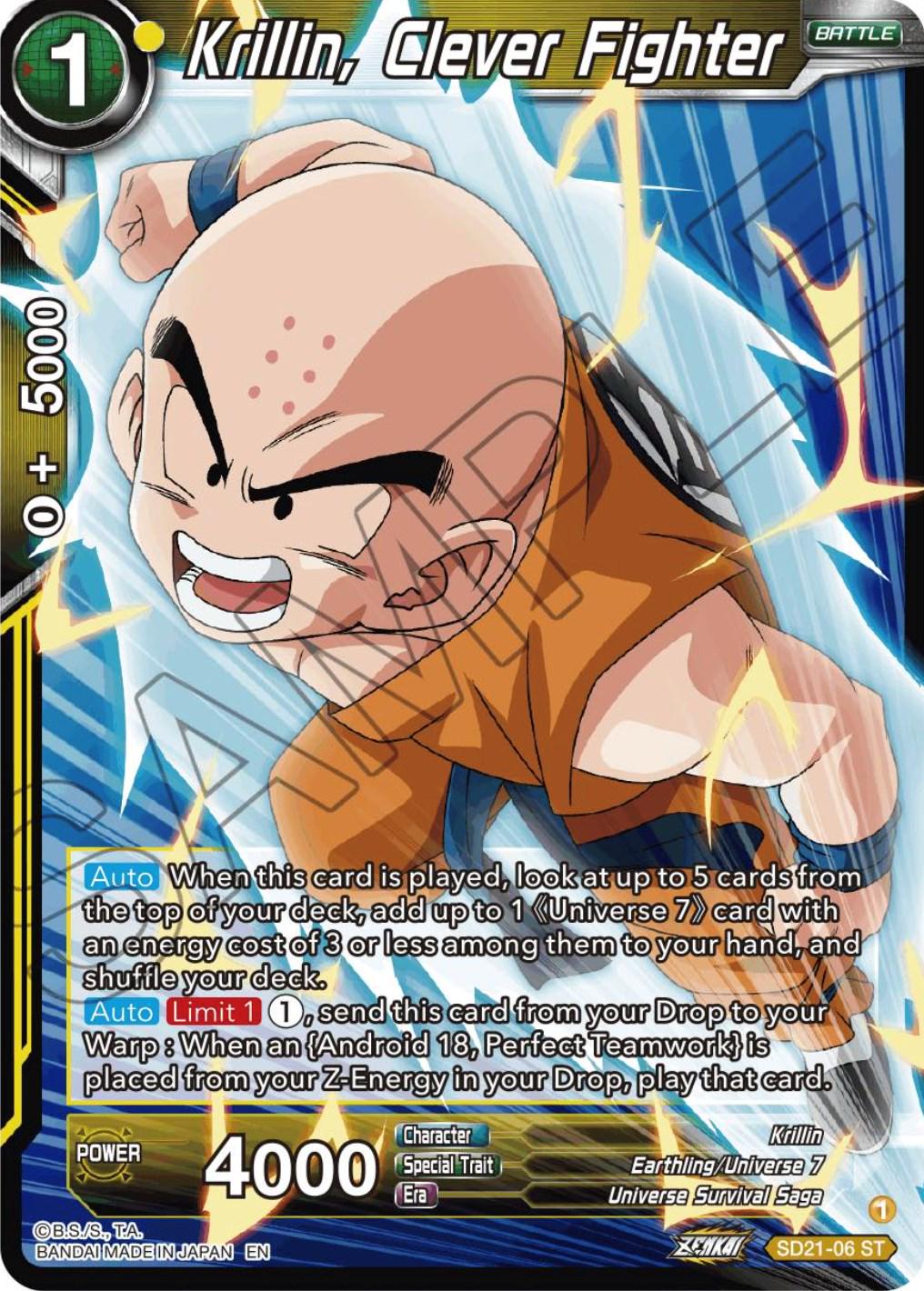 Krillin, Clever Fighter SD21-06