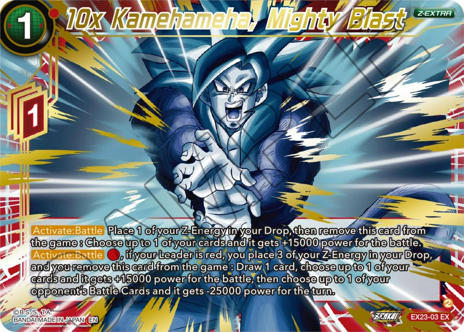 10x Kamehameha, Mighty Blast EX23-03