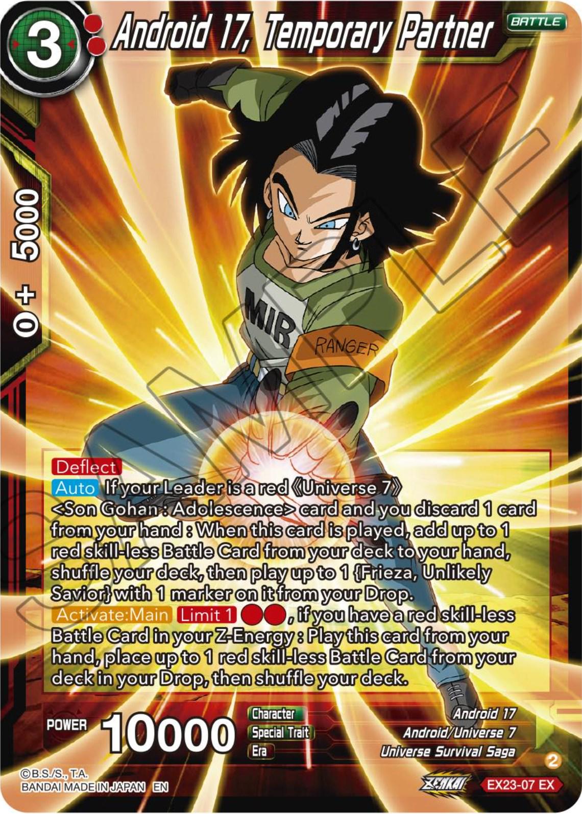 Android 17, Temporary Partner EX23-07