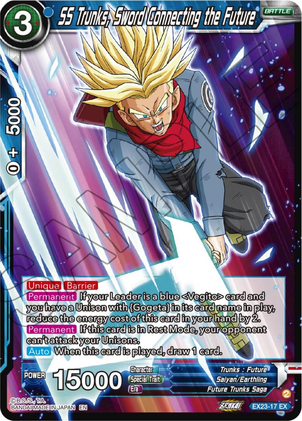 SS Trunks, Sword Connecting the Future EX23-17