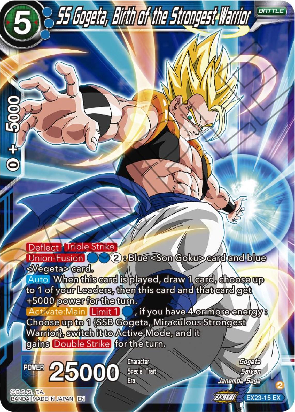 SS Gogeta, Birth of the Strongest Warrior EX23-15