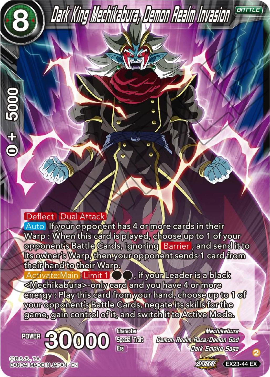 Dark King Mechikabura, Demon Realm Invasion EX23-44