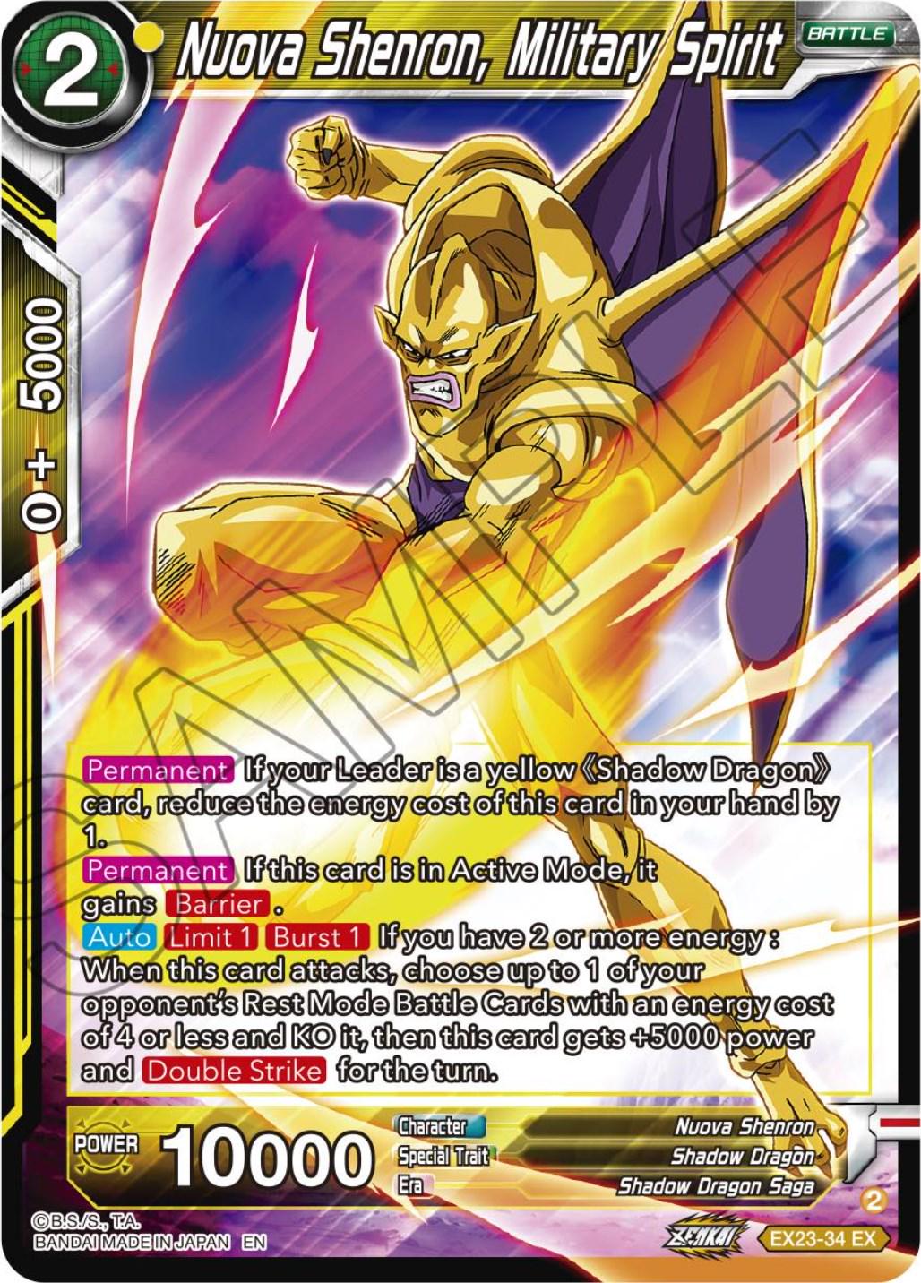 Nuova Shenron, Military Spirit EX23-34