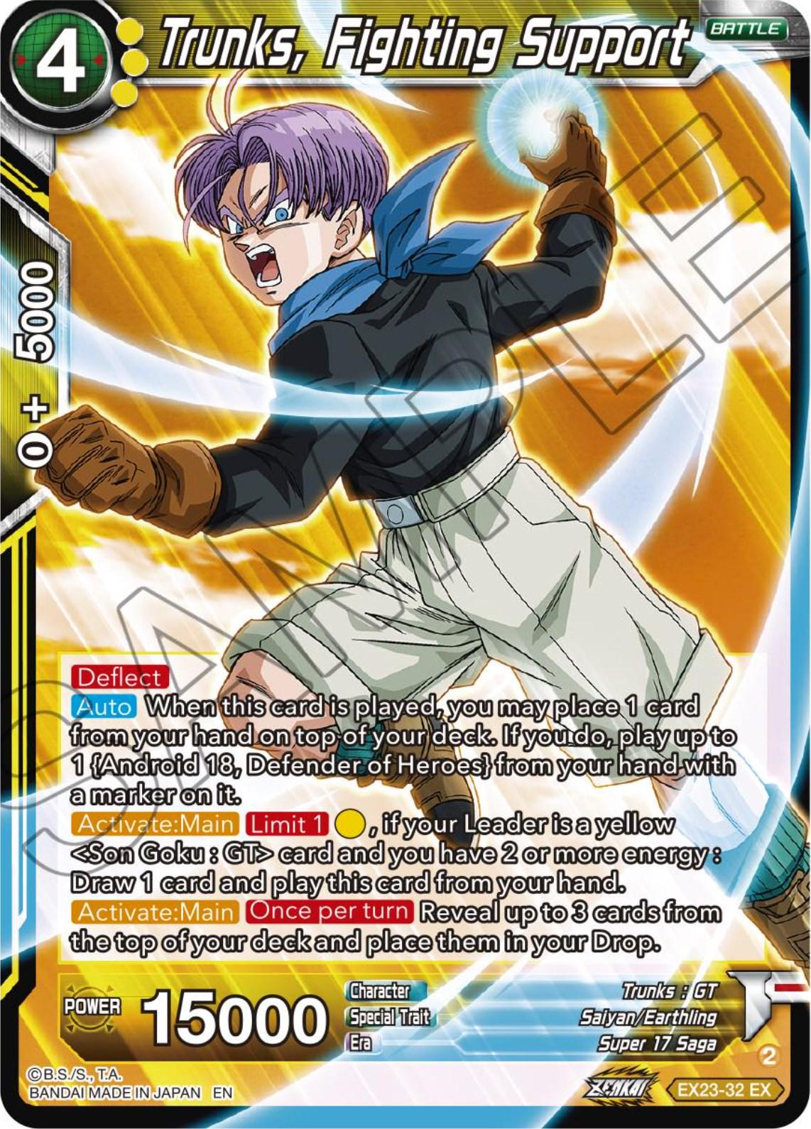 Trunks, Fighting Support EX23-32