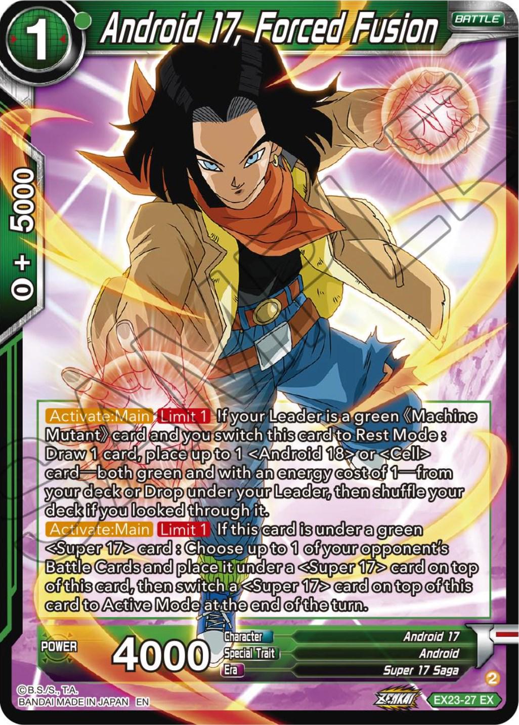 Android 17, Forced Fusion EX23-27