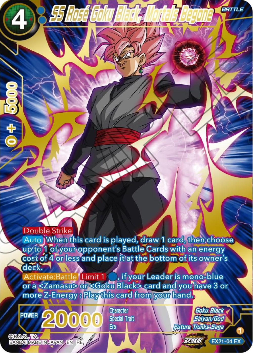 SS Rose Goku Black, Mortals Begone [Alternate Art] EX21-04