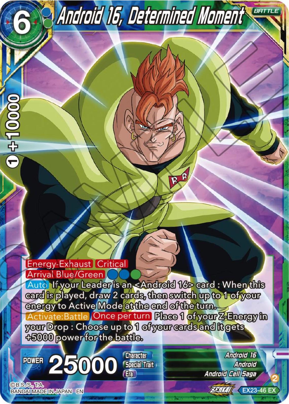 Android 16, Determined Moment EX23-46