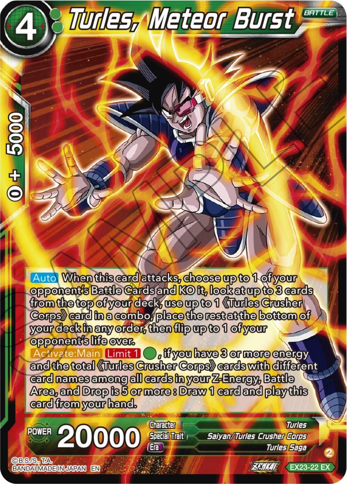 Turles, Meteor Burst EX23-22