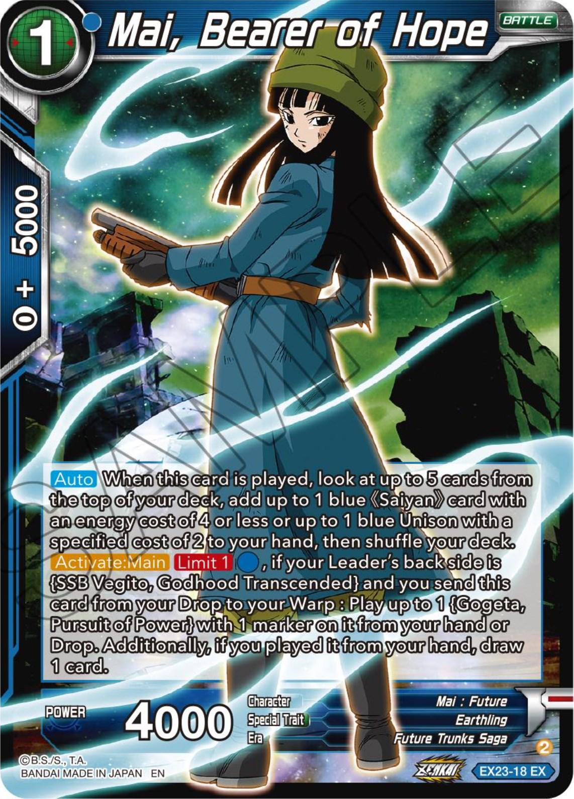 Mai, Bearer of Hope EX23-18
