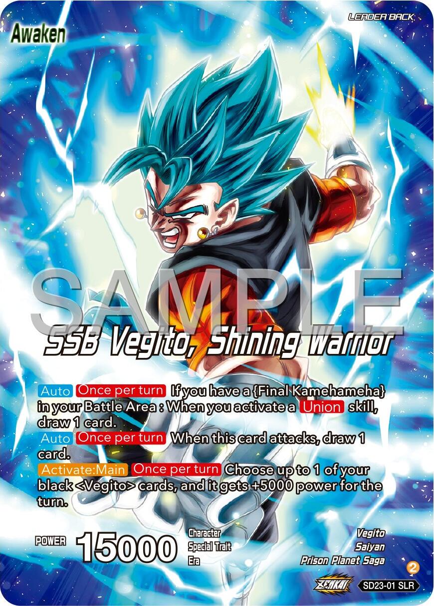 Son Goku & Vegeta // SSB Vegito, Shining Warrior SD23-01