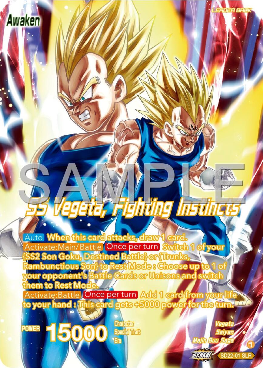 Vegeta // SS Vegeta, Fighting Instincts SD22-01