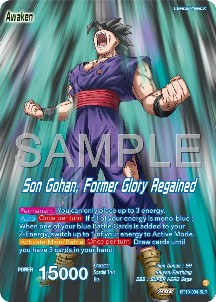 Son Gohan // Son Gohan, Former Glory Regained BT19-034