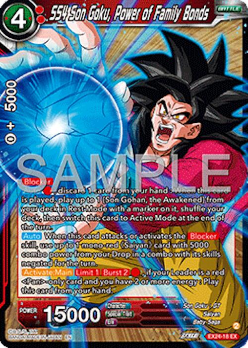 SS4 Son Goku, Power of Family Bonds EX24-18