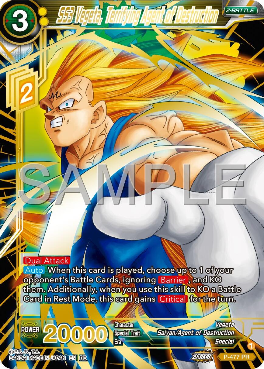 SS3 Vegeta, Terrifying Agent of Destruction P-477