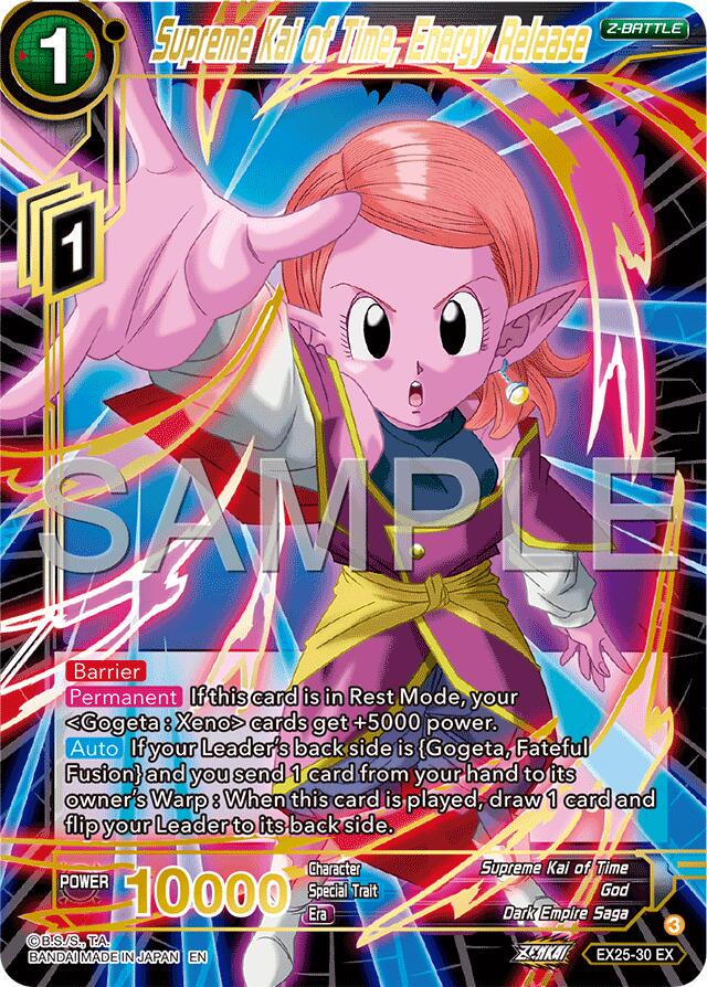 Supreme Kai of Time, Energy Release [Foil] EX25-30