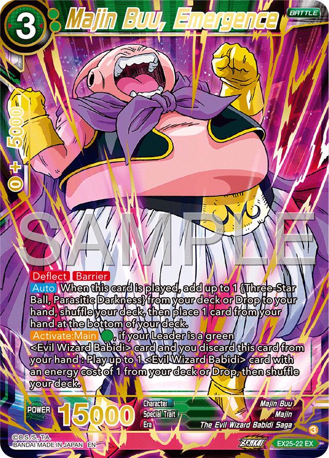 Majin Buu, Emergence [Foil] EX25-22