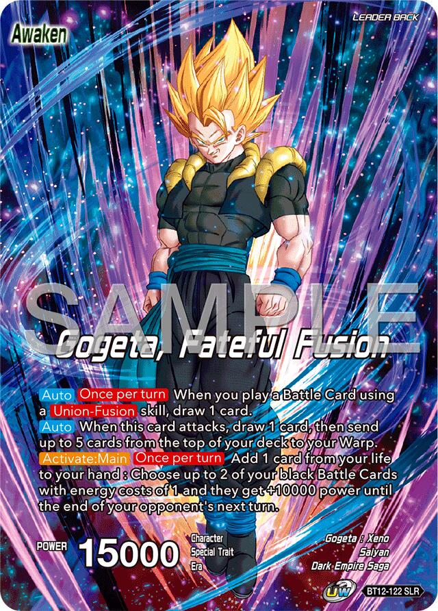 Son Goku & Vegeta // Gogeta, Fateful Fusion [Foil] BT12-122