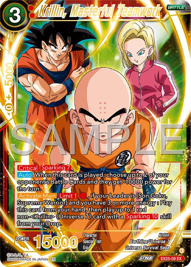 Krillin, Masterful Teamwork [Foil] EX25-09