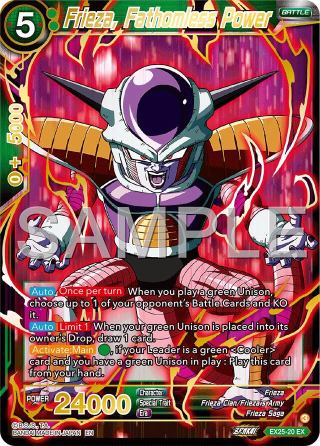 Frieza, Fathomless Power [Foil] EX25-20