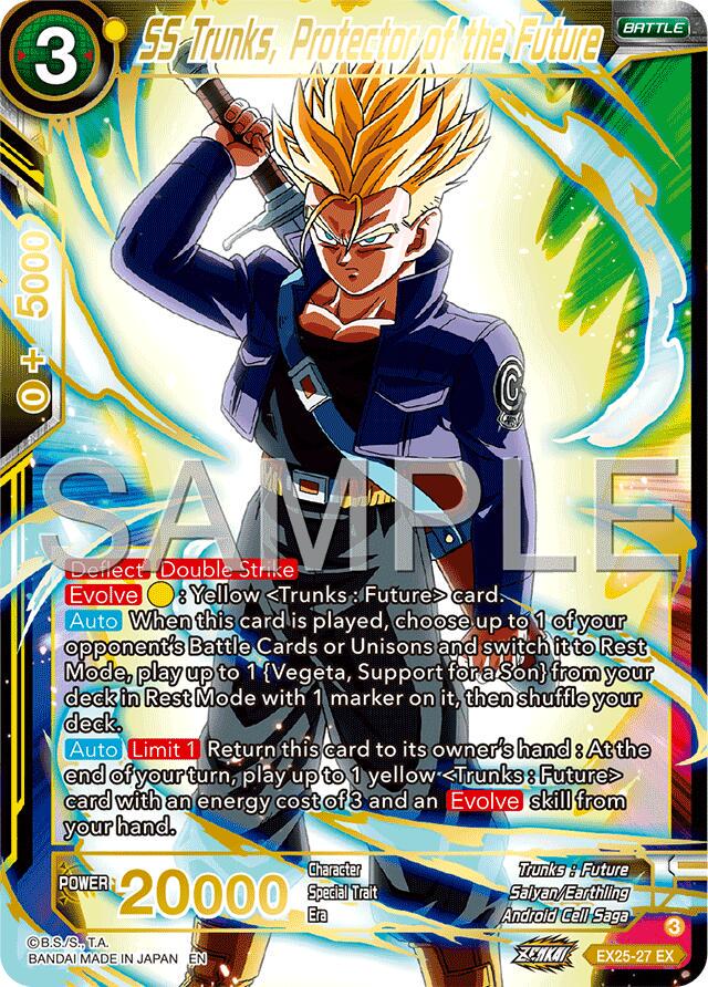 SS Trunks, Protector of the Future [Foil] EX25-27