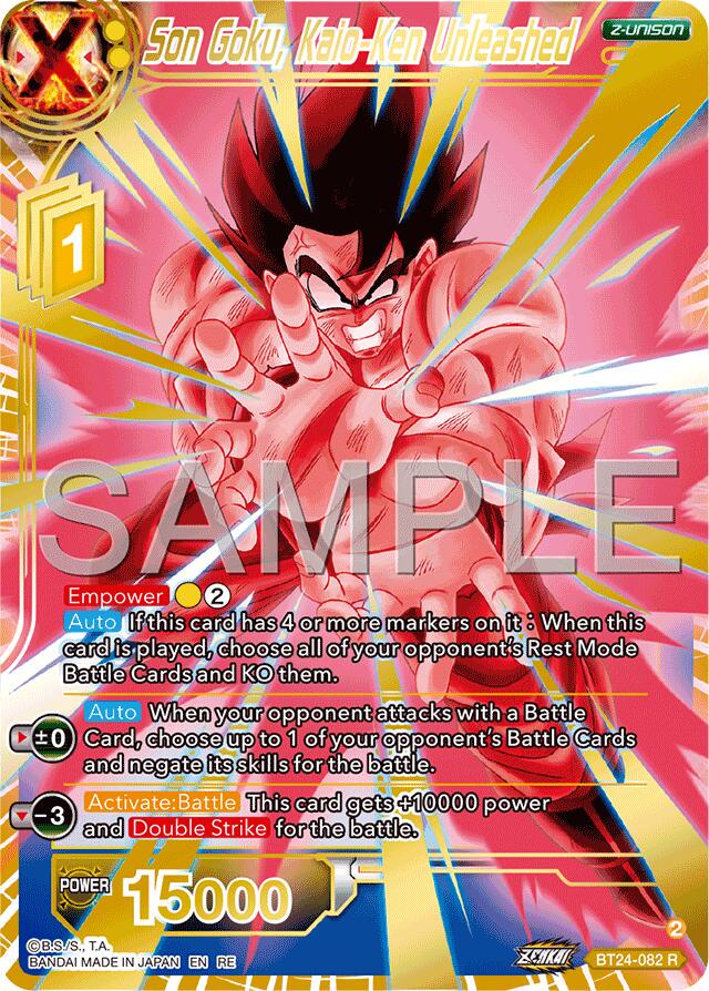 Son Goku, Kaio-Ken Unleashed [Foil] BT24-082