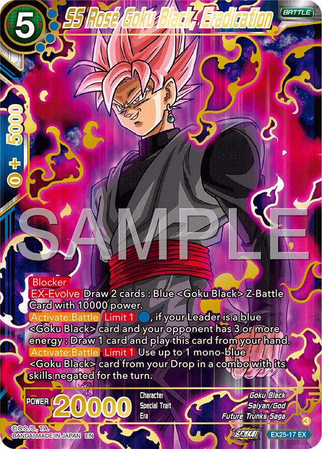 SS Rose Goku Black, Eradication [Foil] EX25-17