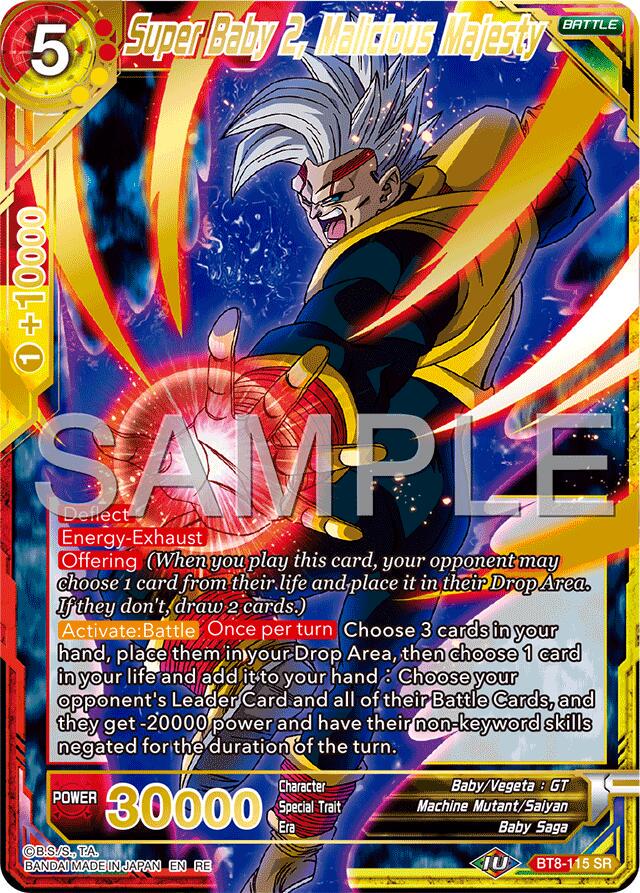 Super Baby 2, Malicious Majesty [Foil] BT8-115