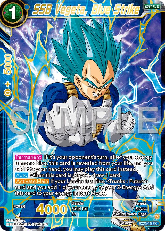 SSB Vegeta, Blue Strike [Foil] EX25-15