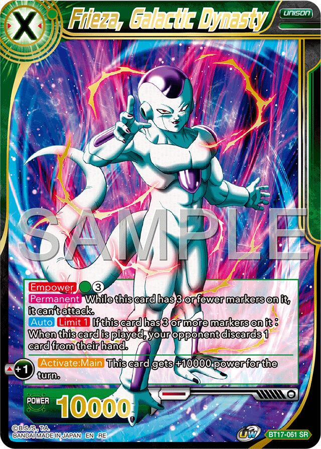 Frieza, Galactic Dynasty [Foil] BT17-061