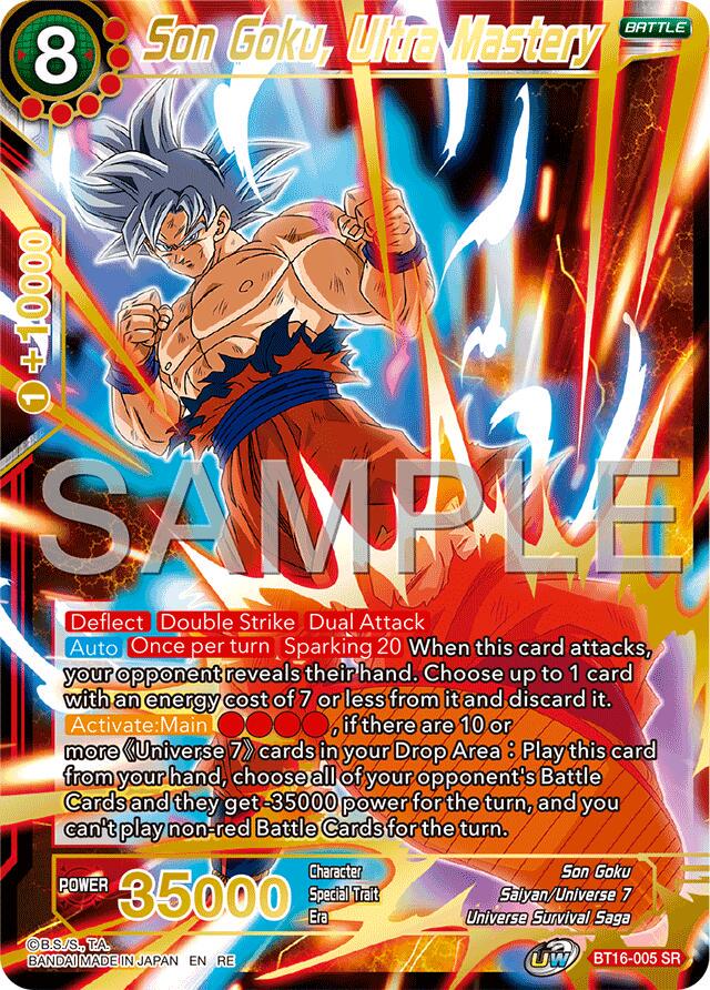 Son Goku, Ultra Mastery [Foil] BT16-005