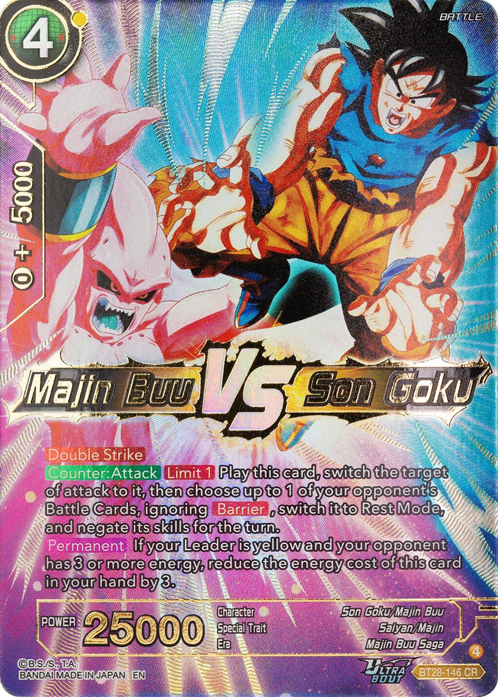 Majin Buu VS Son Goku BT28-146