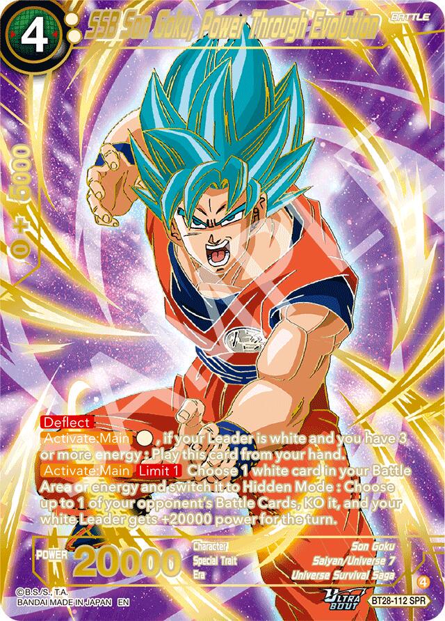 SSB Son Goku, Power Through Evolution [SPR] BT28-112